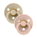 Bibs- Chupetas Studio Colour Round Vanilla/ Blush pack 2