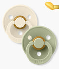 Bibs- Chupetas Anatômicas Colors Ivory/Sage pack 2