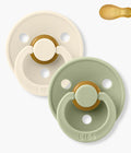 Bibs- chupetas Studio Colour Symmetrical Ivory/ Sage pack 2