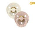 Bibs- chupetas Colour Blush/Ivory Pack 2