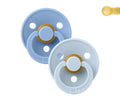 Bibs- Chupetas Colors Round Sky Blue/Baby Blue pack 2
