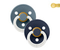 Bibs- Chupetas Coulour Petrol/Deep Space Night Round pack 2