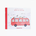 Moulin Roty- Caderno de colorir Aujourd'hui c'est mercredi