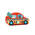 Djeco- Puzzle 16 peças Carro de Corrida