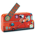 Djeco- Puzzle 16 peças Camião dos Bombeiros