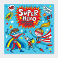 Rachel Ellen- Super Hero Caderno de colorir